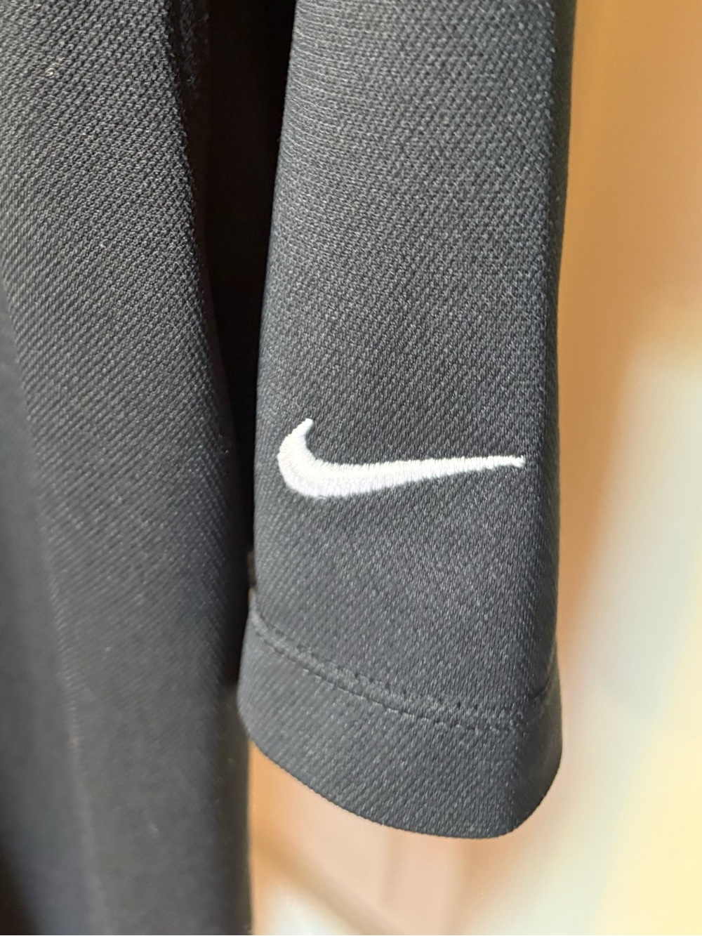 Nike Men's Black Golf Polo with Embroidered Mickey Golfer - Picture 4 of 7